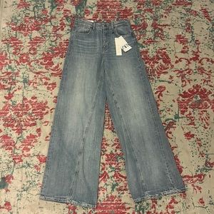 Wide leg Zara jean